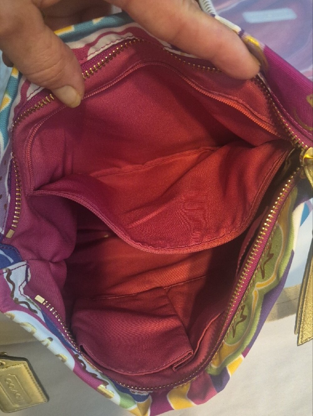 Coach Multicolor Crossbody Bag NWOT... - Picture 10 of 14